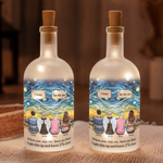 We Miss You Memorial Gifts First Christmas Without You - Personalized Bottle Lamp 2