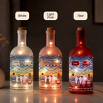 We Miss You Memorial Gifts First Christmas Without You - Personalized Bottle Lamp 5