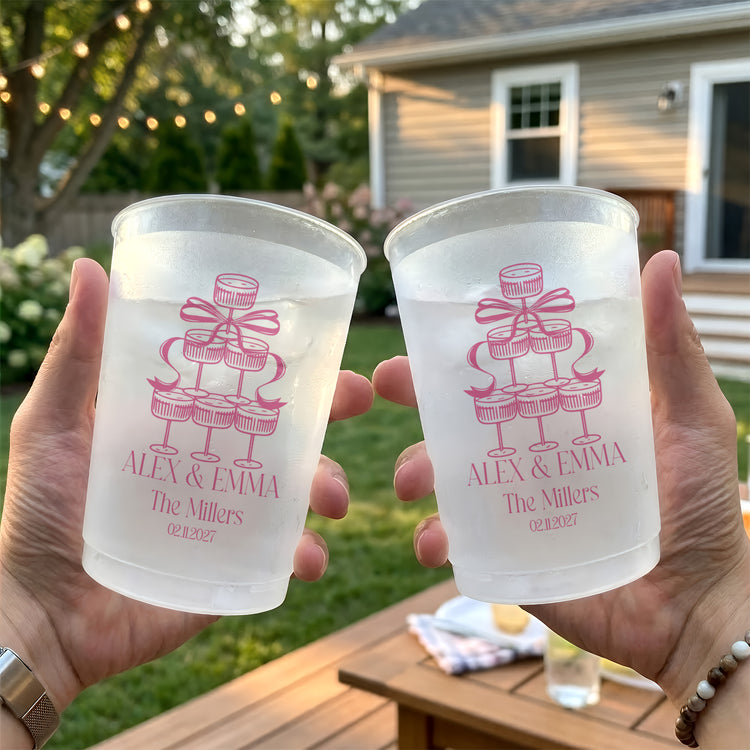 Wedding Decorations & Favors Custom Couple's Names New Version Party Cups - Personalized Cups 4