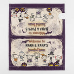 Welcome To Grandma & Grandpa'S Haunted House - Personalized Mailbox Cover 3