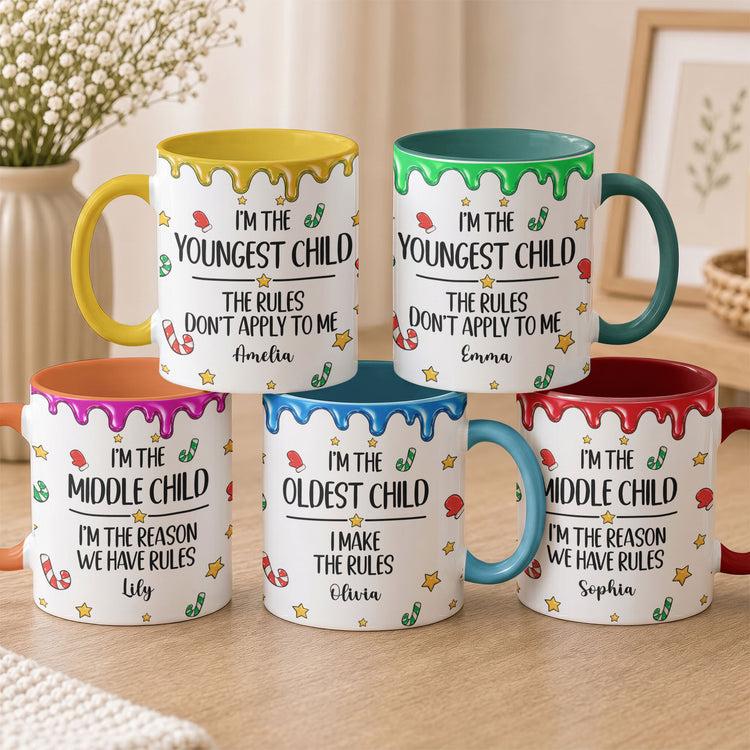 Who Makes The Rules Custom Name Mug For Children - Personalized Mug 4