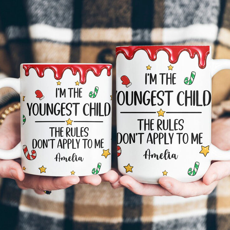 Who Makes The Rules Custom Name Mug For Children - Personalized Mug 10