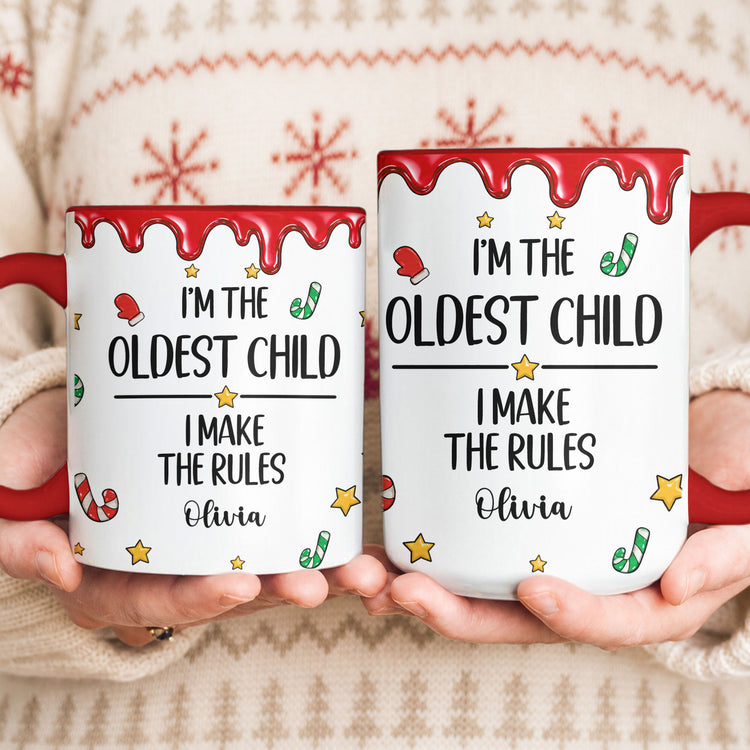 Who Makes The Rules Custom Name Mug For Children - Personalized Mug 11