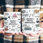 Witchy Affirmations Mug - Gift For Witchy Lovers - Personalized Mug 5