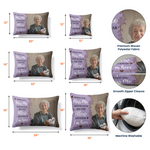 Woven Pillow Hug This Pillow And Know I'm Here - Personalized Pillow Cover 9