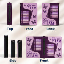 God Says I Am Name Letter In Short Bible - Personalized Bible Cover