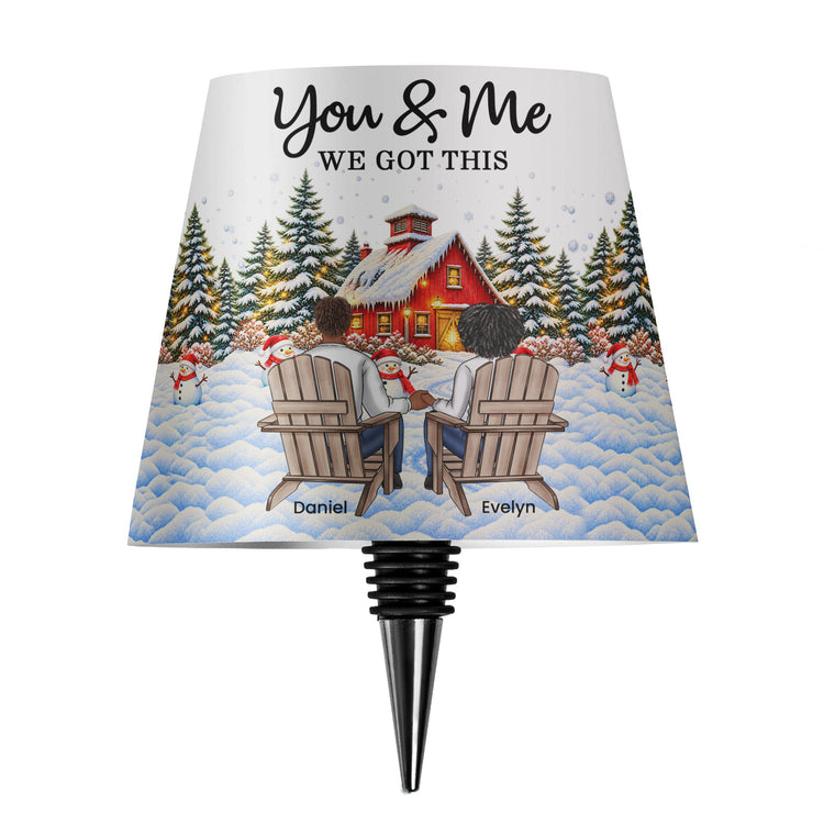 You & Me We Got This Custom LED Bottle Light Gifts For Her, Him - Personalized Night Light 4