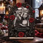 You And Me We Got This Gothic Art Clay - Personalized Wooden Plaque 3