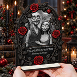 You And Me We Got This Gothic Art Clay - Personalized Wooden Plaque 4