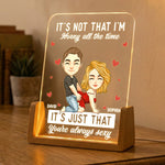 You're Always Sexy Anniversary Gift For Wife, Girlfriend - Personalized Night Light 4