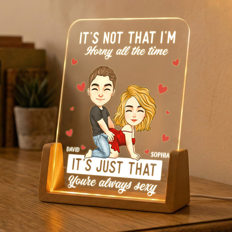 You're Always Sexy Anniversary Gift For Wife, Girlfriend - Personalized Night Light 4