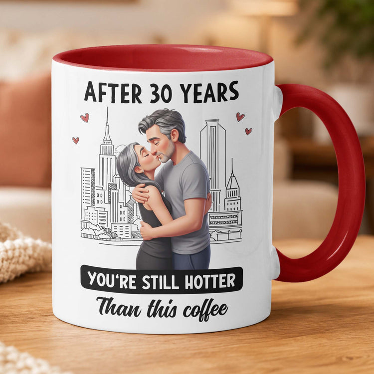 You're Still Hotter Than This Coffee Custom Photo Into Art Anniversary Couple Gifts - Personalized Mug 4