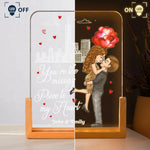 You're The Missing Piece To My Heart Anniversary Gifts For Wife, Girlfriend - Personalized Night Light 3