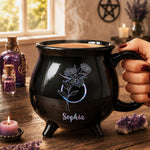 Zodiac Academy Hologram Birth Month Flower Bookish Gift For Her - Personalized Mug 3