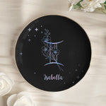 Zodiac Academy Mystical Birth Month Flower Gift For Her - Personalized Jewelry Dish 4
