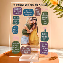 10 Reasons Why You Are My Bestie - Personalized Acrylic Photo Plaque