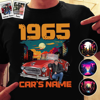 Car Vintage Tee - Personalized Photo Shirt