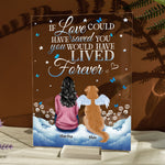 You Were My Favorite Hello And Hardest Goodbye - Personalized Acrylic Plaque