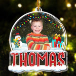 2026 Kids Custom Christmas Names - Personalized Kids Photo Ornament