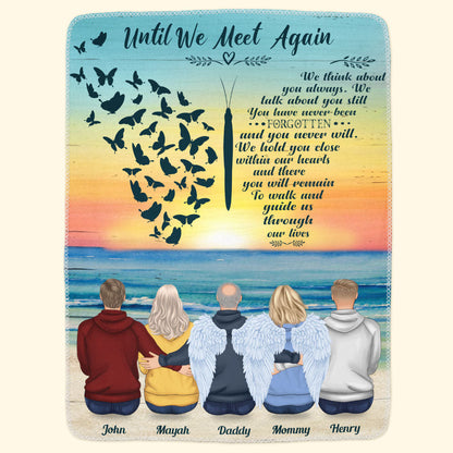 Until We Meet Again - Personalized Memory Blanket