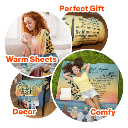 Until We Meet Again - Personalized Memory Blanket