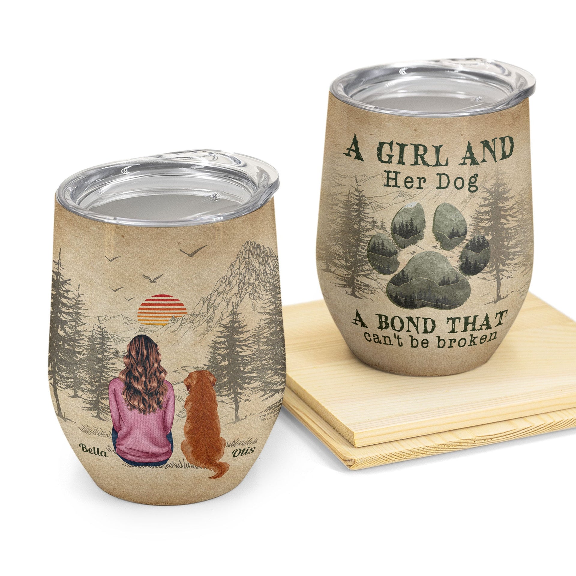 Dog Mom Tumbler - Groovy Girl Gifts