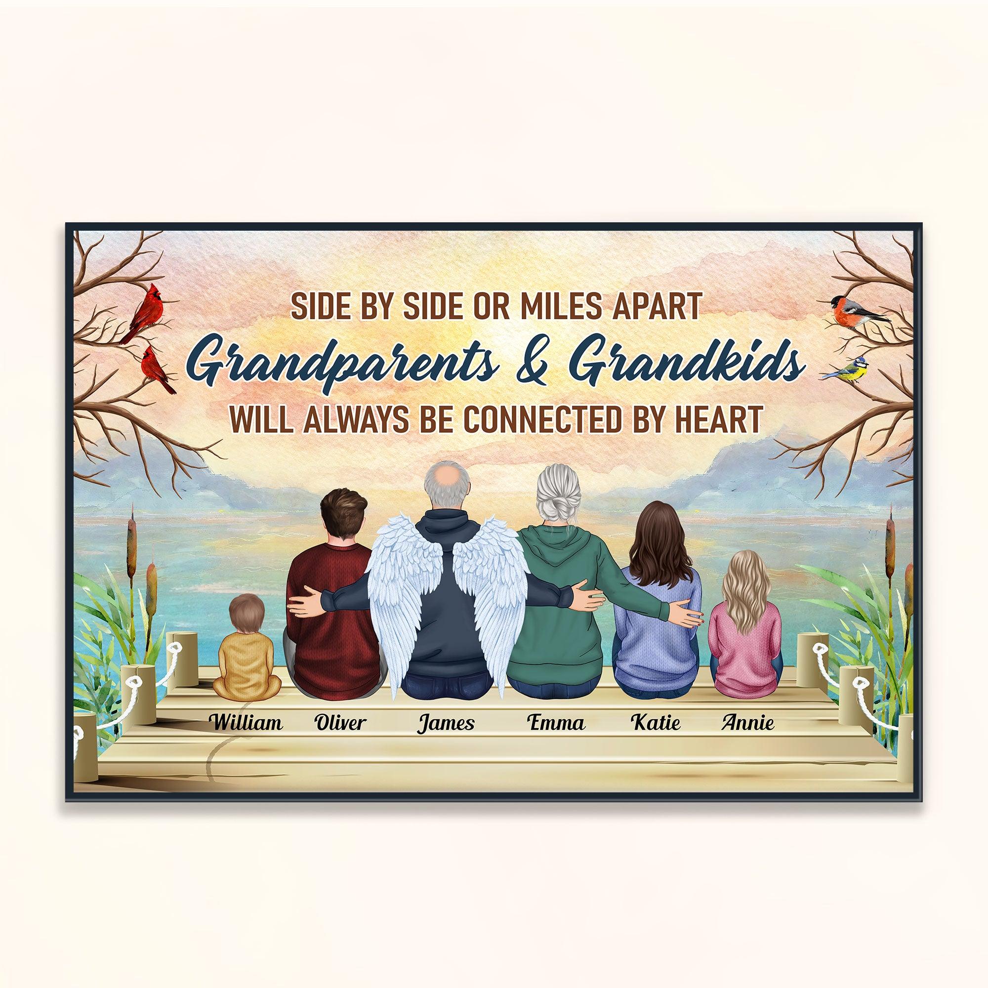 A Grandparent A Best Friends - Personalized Poster/Wrapped Canvas