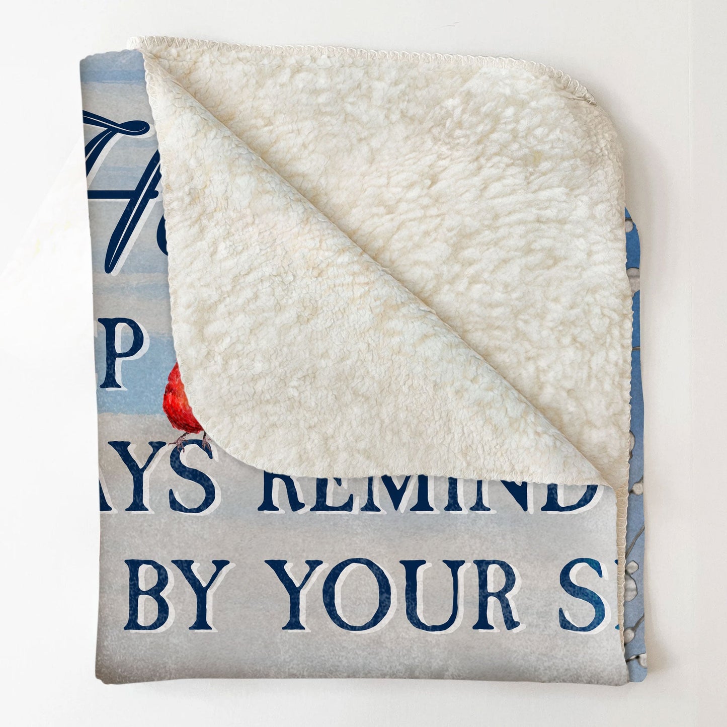 A Hug From Heaven, I'm Always By Your Side - Personalized Blanket - Mother's Day Gift, Memorial Blanket For Family, Grief, Sympathy, Comfort Gift