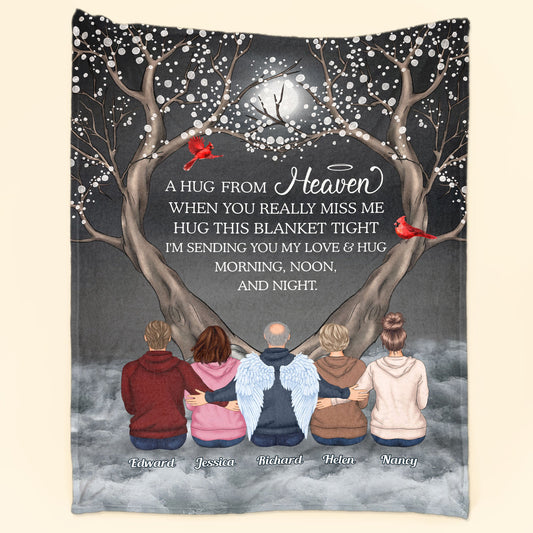 A Hug From Heaven - Personalized Blanket