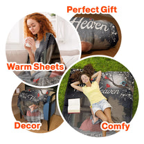 A Hug From Heaven - Personalized Memory Photo Blanket