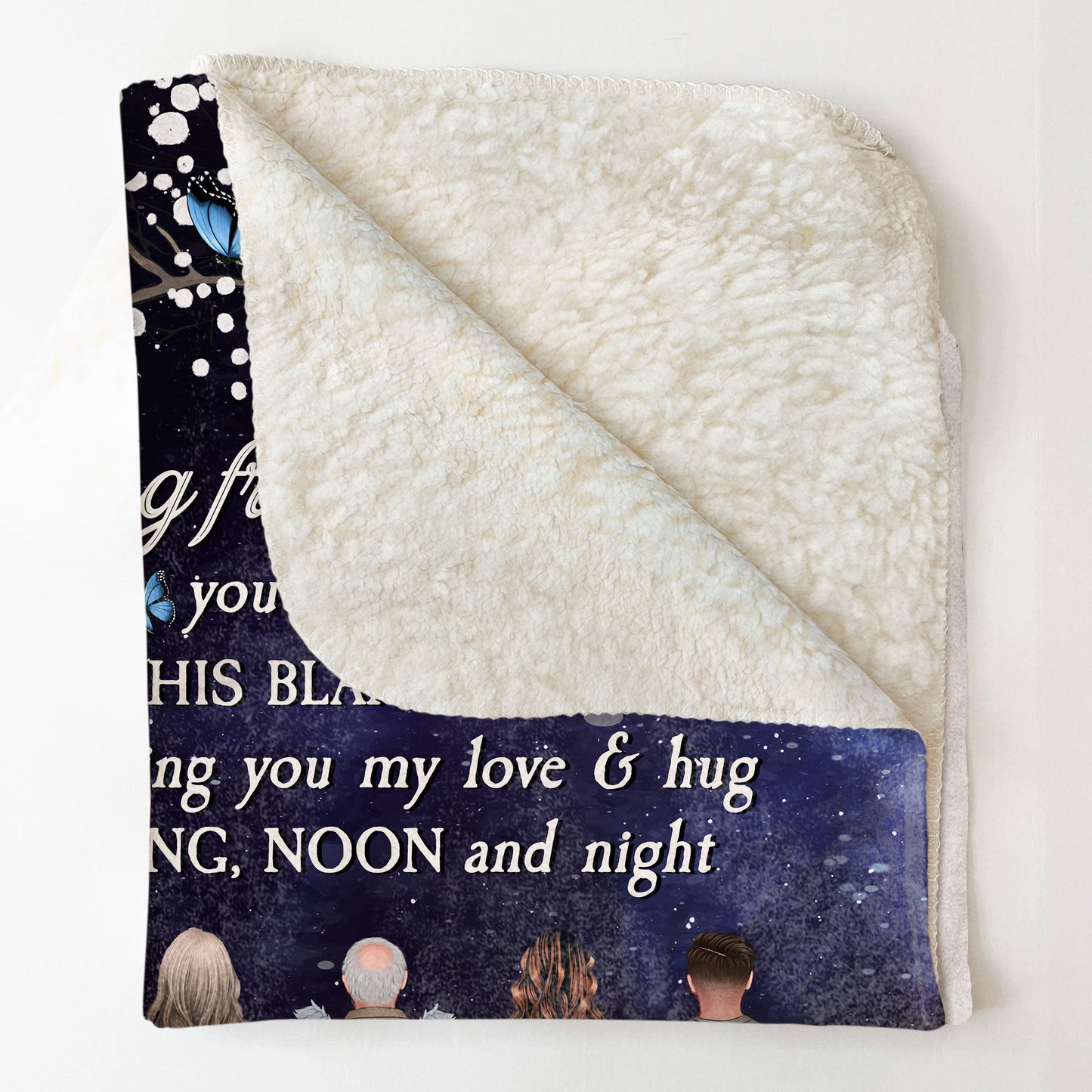 A Hug From Heaven Sympathy - Personalized Blanket