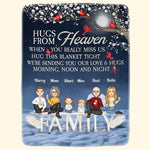 A Hug Sent From Heaven - Personalized Blanket