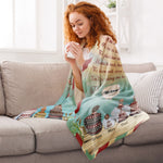 A Letter From Heaven With Kids - Personalized Blanket - Loving, Memorial Gift For Family With Lost Ones, Parents, Grandparents, Children, Siblings