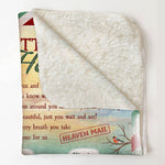A Letter From Heaven With Kids - Personalized Blanket - Loving, Memorial Gift For Family With Lost Ones, Parents, Grandparents, Children, Siblings