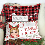 A Letter To Santa - Personalized Pocket Pillow (Insert Included)