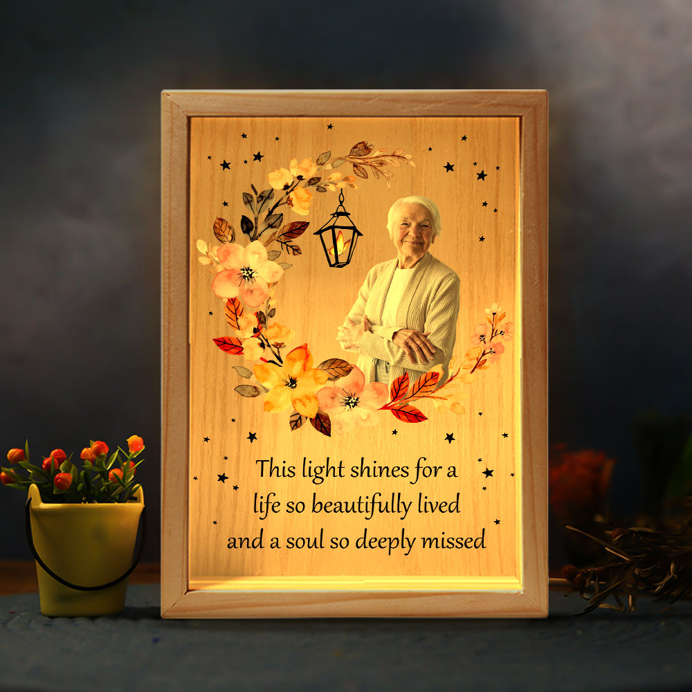 A Light Shines Beautifully - Personalized Photo Frame Light Box – Macorner