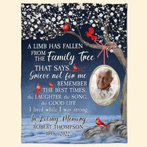 A Limb Has Fallen - Personalized Blanket