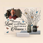 A Little Bit Of Heaven In Our Home - Personalized Acrylic Photo Plaque