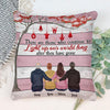 A Little Bit Of Heaven In Our Home - Personalized Pillow - Memorial Gift For Family 