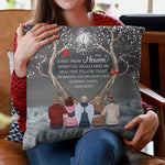 A Hug From Heaven Memorial Gift For Family - Personalized Pillow