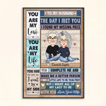 All Of My Last To Be With You - Personalized Poster/Wrapped Canvas - Christmas, Anniversary, Birthday Gift For Couples, Husband, Wife, Lovers, Anniversary, Engagement
