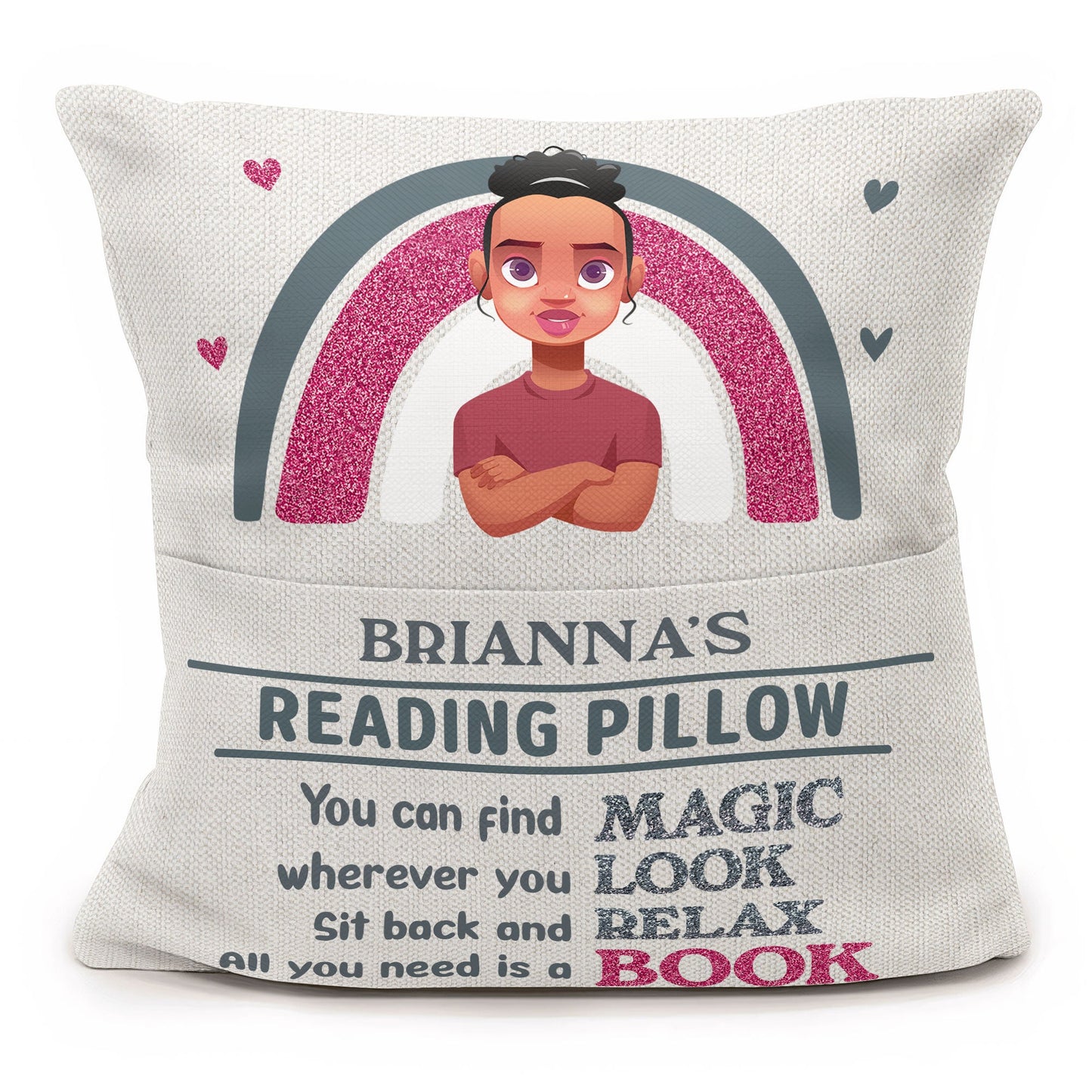 All You Need Is A Book - Personalized Pocket Pillow (Insert Included)