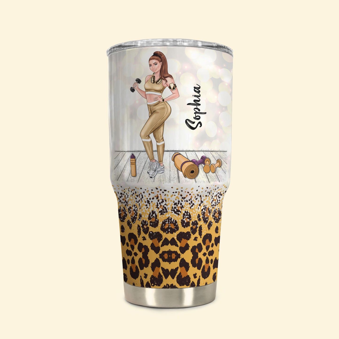 Always A Strong Woman - Personalized 30oz Tumbler - Gift For Fitness Lover, Fitness Girl