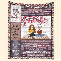 Always Be My Baby Girl Ver 2 - Personalized Blanket