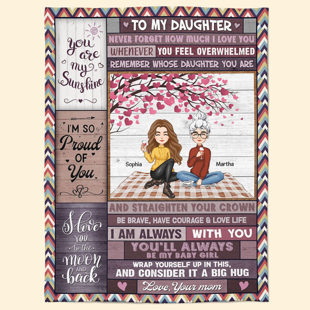 Always Be My Baby Girl Ver 2 - Personalized Blanket