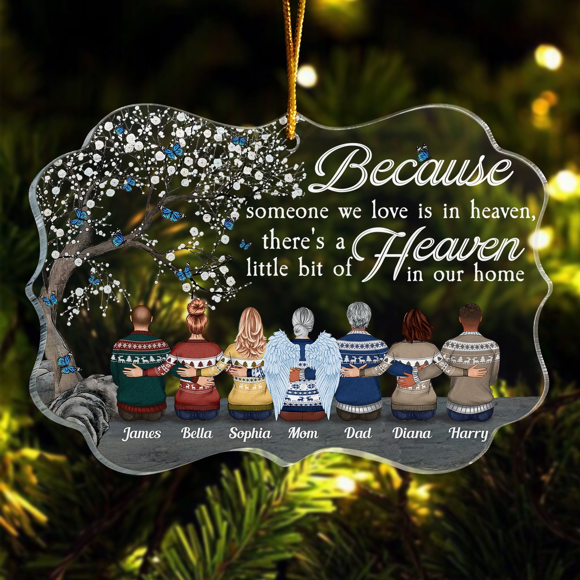 Always Beside You - Personalized Memorial Ornament