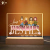 Always Besties - Personalized Led Light - Birthday Gift For Besties, Sisters, Sistas