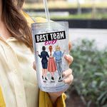 Always Give 100% At Work  - Personalized Acrylic Tumbler With Straw
