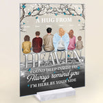 Always Here By Your Side - Personalized Acrylic Plaque - Memorial Gift Mother's Day Gift For Daughter, Son, Family