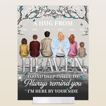 Always Here By Your Side - Personalized Acrylic Plaque - Memorial Gift Mother's Day Gift For Daughter, Son, Family